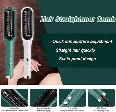 909 Fast Drying Hair Straightener Brush